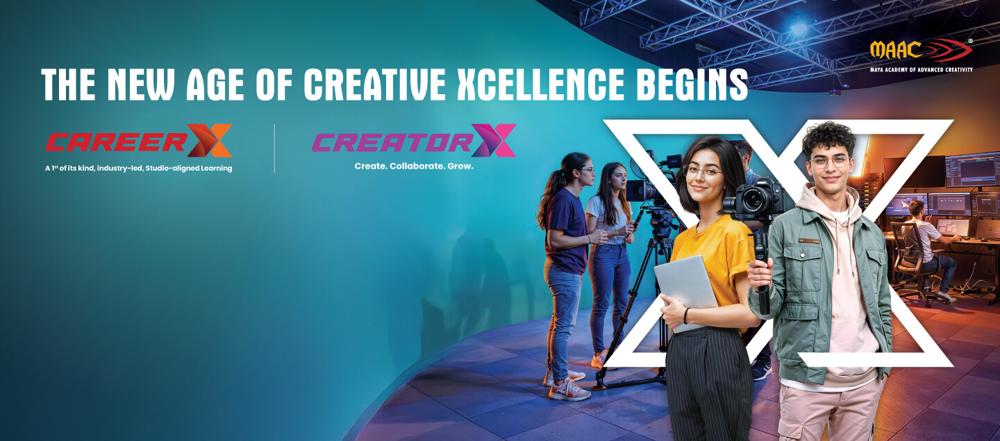 Game design students creating immersive worlds at MAAC Ghaziabad